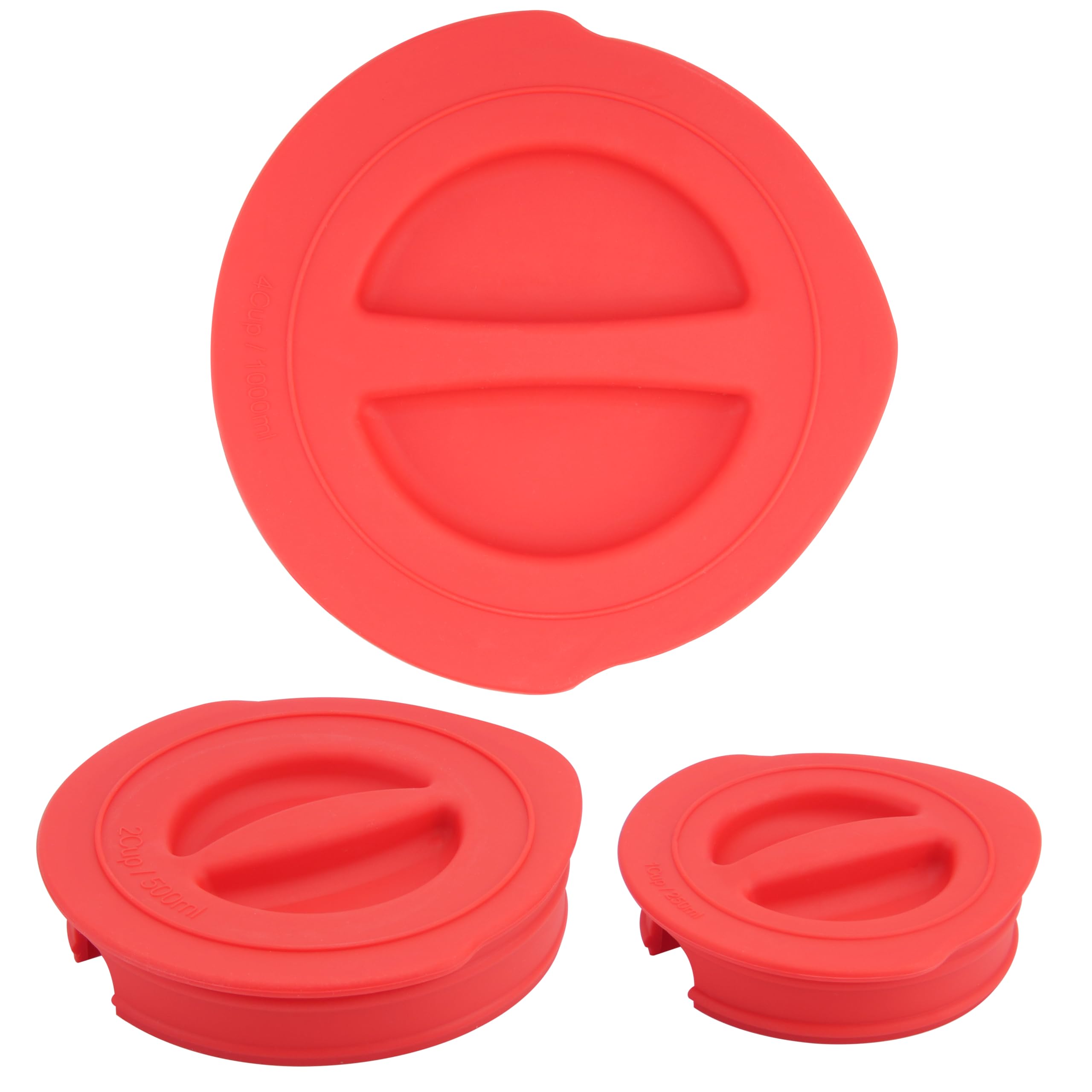 Purekra silicone replacement lid for Anchor Hocking 1-Cup glass, tight seal for freshness.