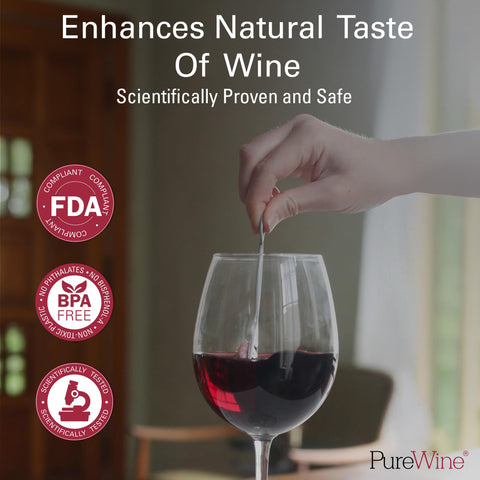 PureWine The Wand gift-pack image showcasing a thoughtful wine accessory for adults.