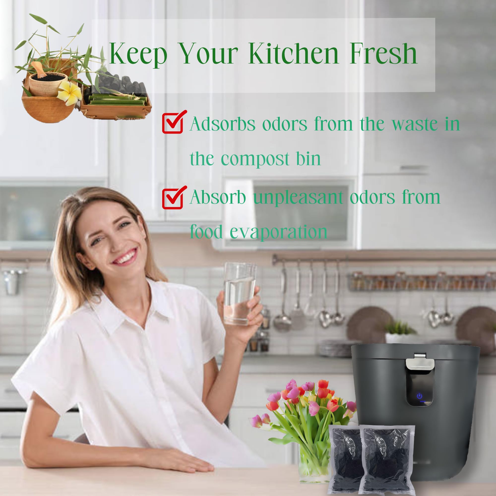 PurifyLogix replacement charcoal for versatile odor control in compact home spaces.