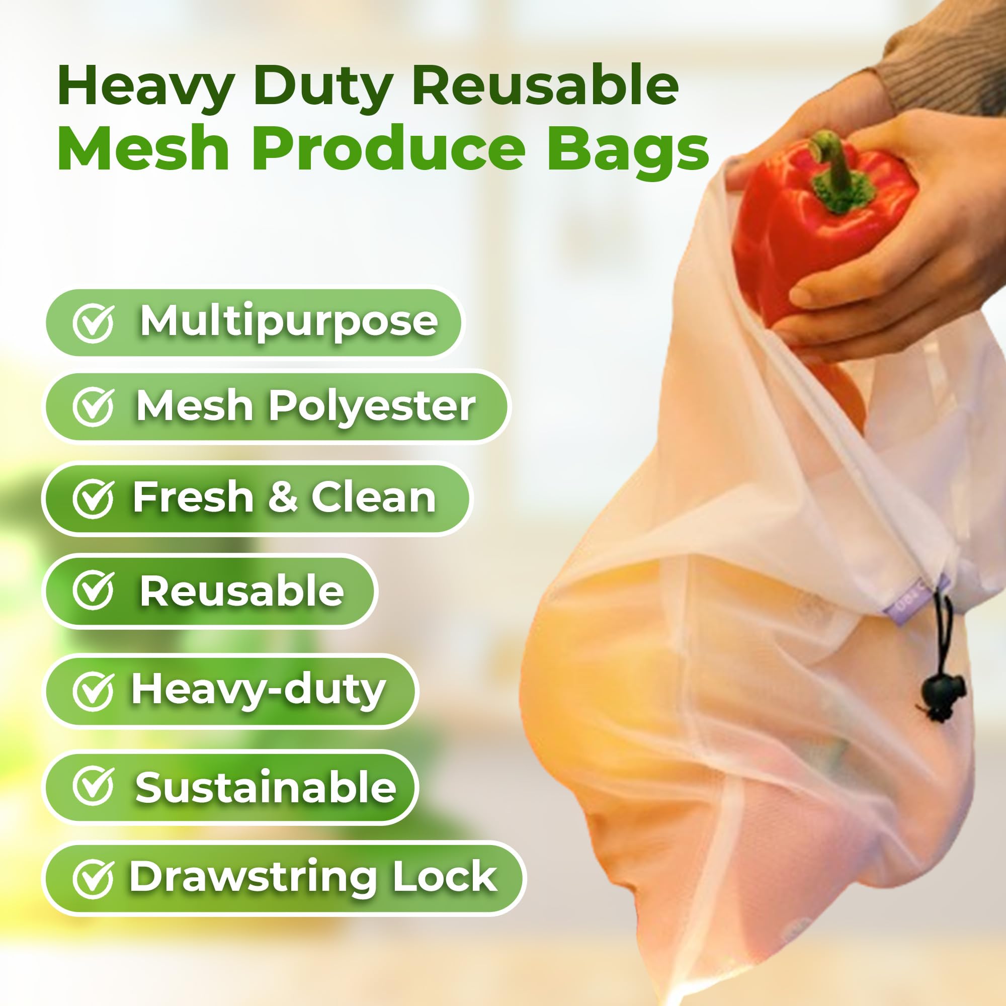 Purifyou extra-large 12x17 bag showing roomy capacity for bulk items
