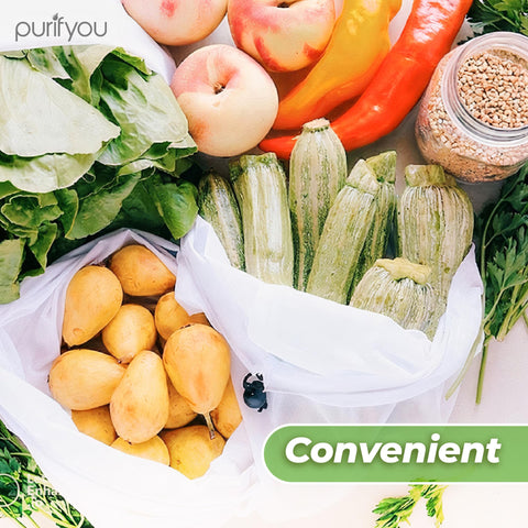 Purifyou small 12x8 bag designed for small produce and delicates