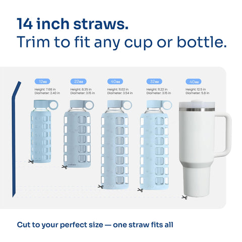 Purifyou Chinese porcelain colored straw for stylish sipping