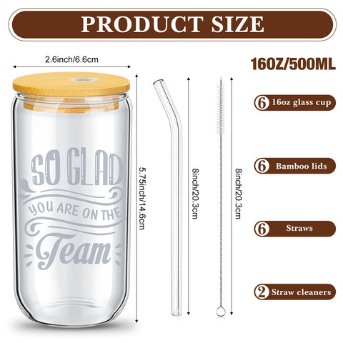 Purpeak straw and brush set for glass cups for easy cleaning.