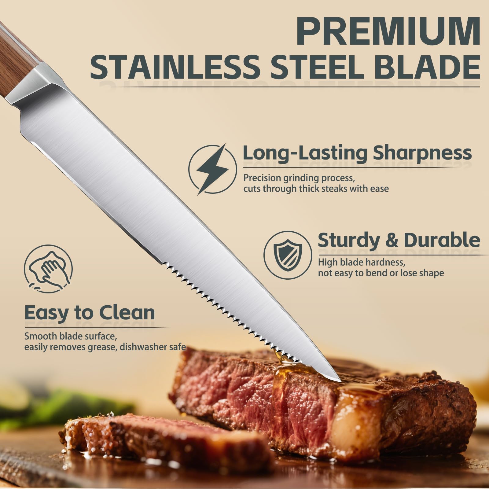 Purple Dragon precision-forged edge at 15 degrees for smooth slicing.