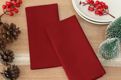PurpleEssences napkins mitred corner detail, refined stitching for durability and style