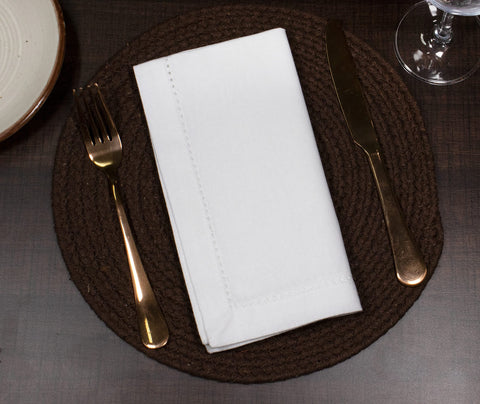 PurpleEssences napkins machine-washable cotton offer durable everyday use.