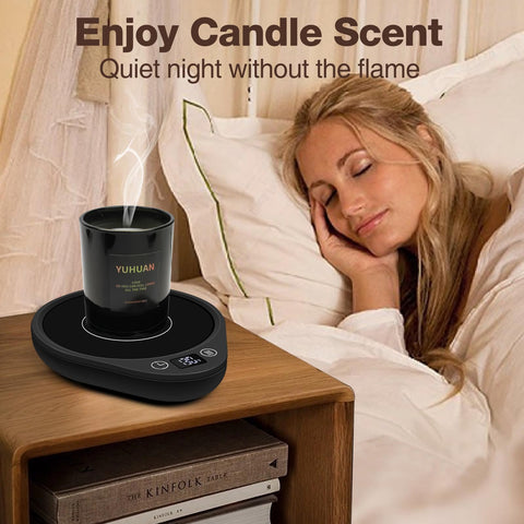 PUSEE desk heater with 1.5 m cord for flexible placement