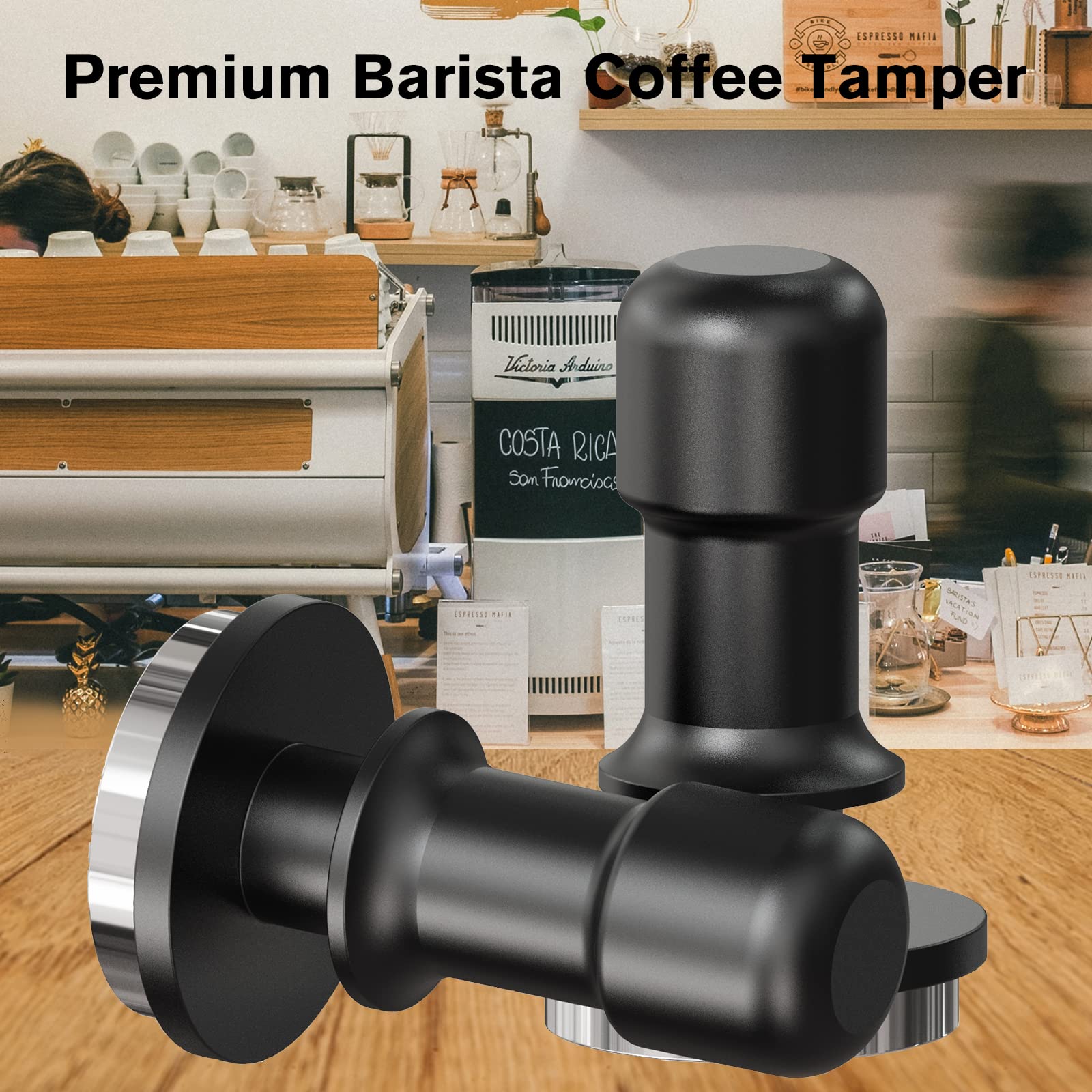Professional-grade PUSEE tamper supports reliable home barista practice