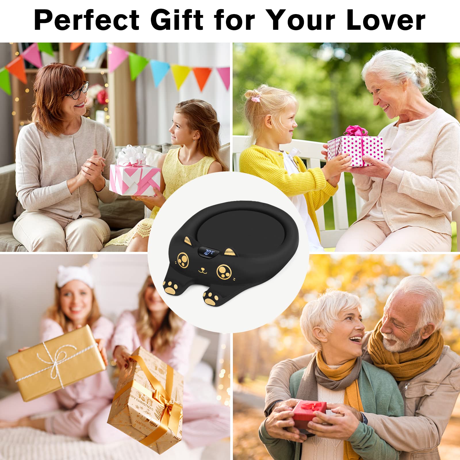PUSEE mug warmer gift-ready packaging suitable for cat lovers