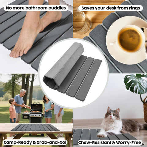Puxinargo multiuse mat used as trivet and coaster