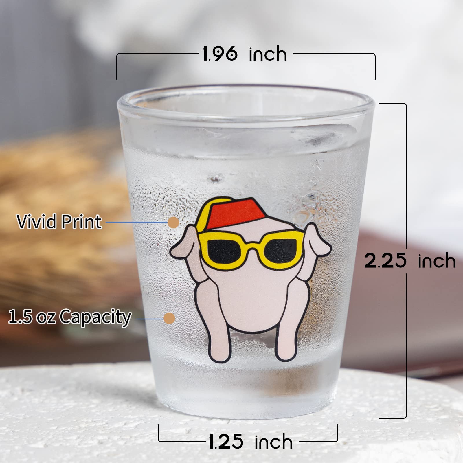 PuGez Friends-themed glass set for home bar decor and gifting.