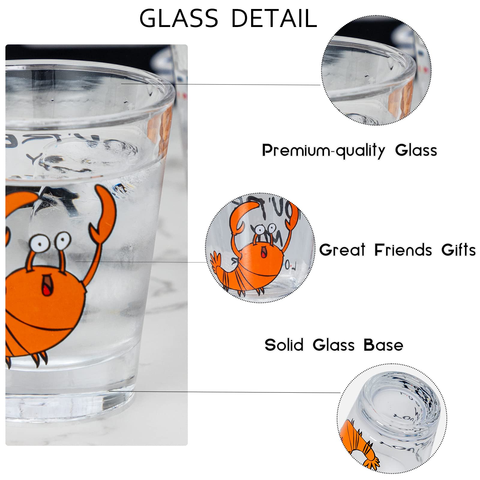 PuGez party-ready shot glasses brighten celebrations and décor.