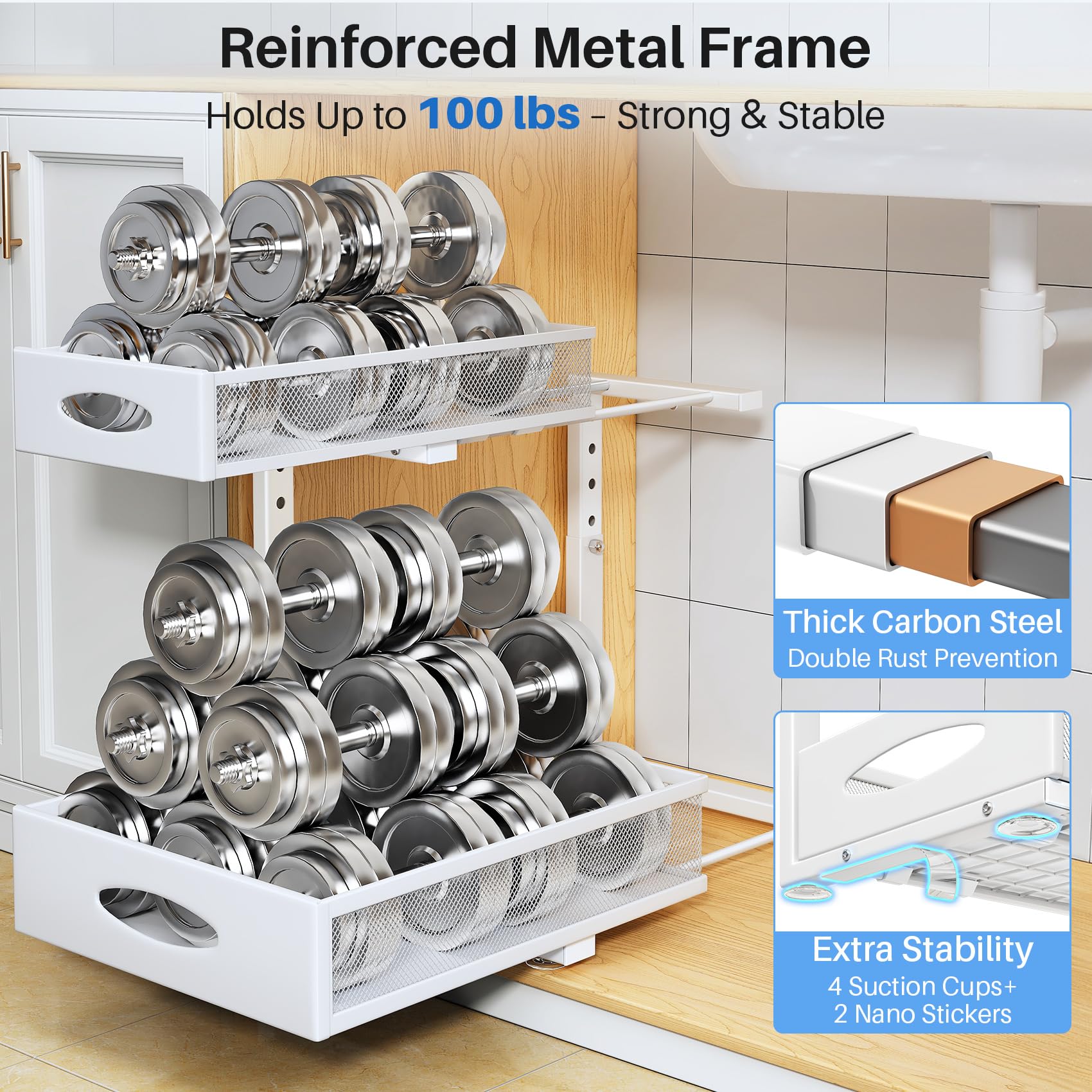 PXRACK adjustable height accommodates complex pipe layouts and maximizes space.
