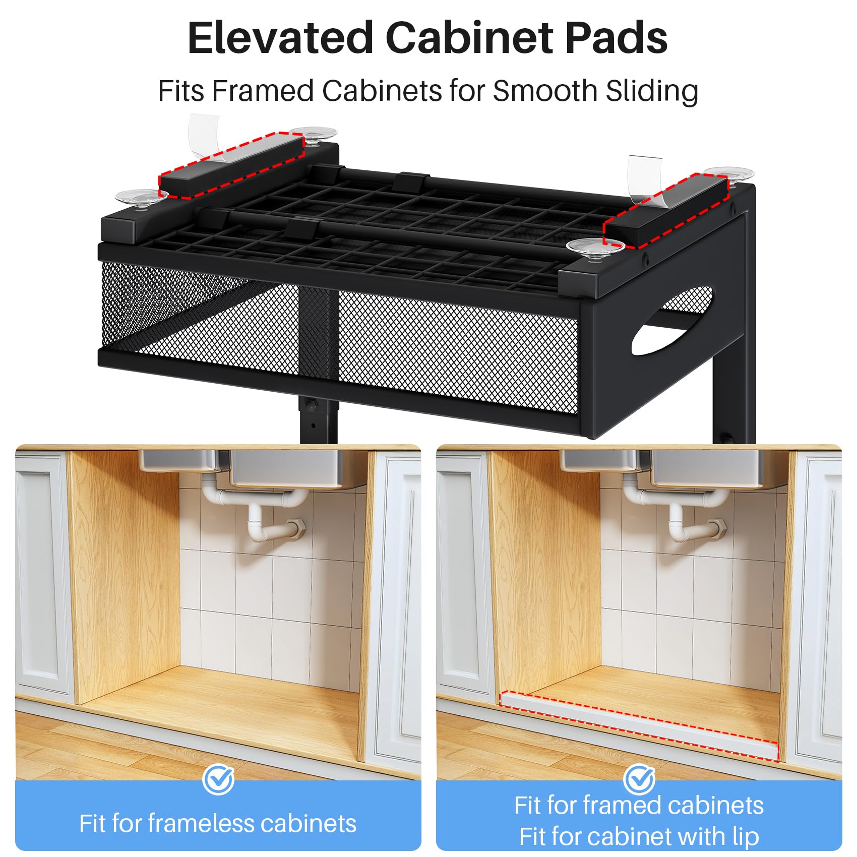 PXRACK framed cabinet fit enables flexible mounting for your kitchen.
