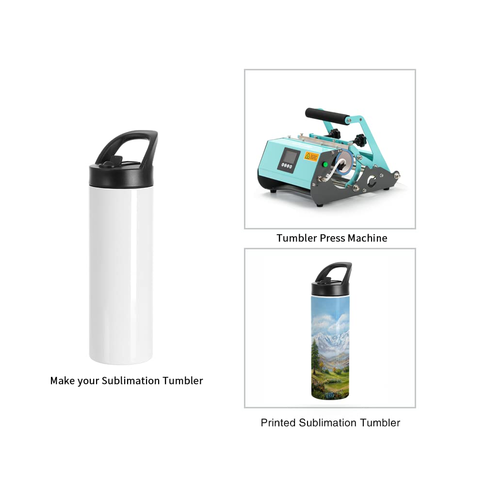 PYD Life 18/8 stainless steel double-wall tumbler keeps drinks hot or cold