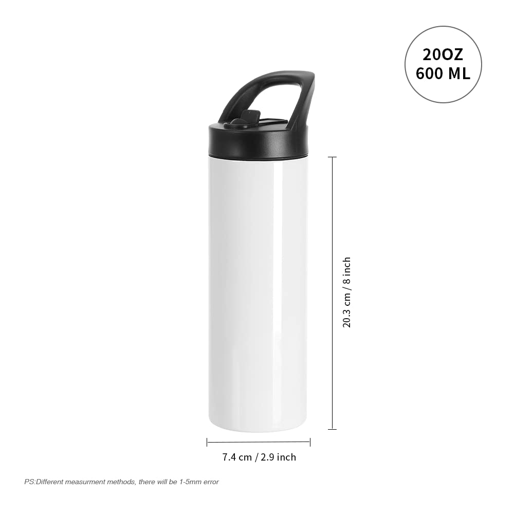 PYD Life white 20oz stainless steel tumbler with insulation