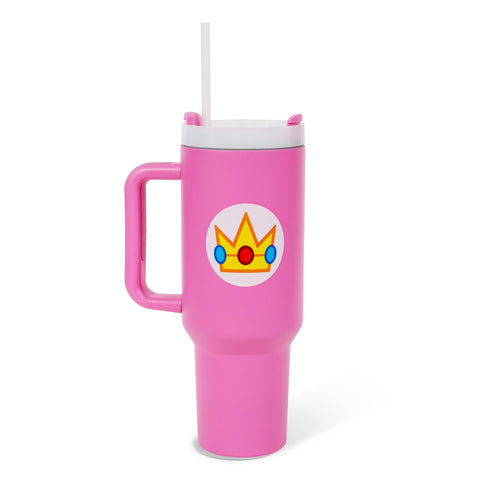 Pyramid America Princess Peach icon travel tumbler for on-the-go hydration
