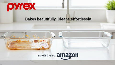 Pyrex 233-D durable glass resists stains and odors