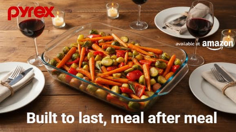 Pyrex 233-D freezer-safe dish keeps leftovers fresh