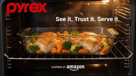 Pyrex 233-D oven and microwave-ready dish for quick meals