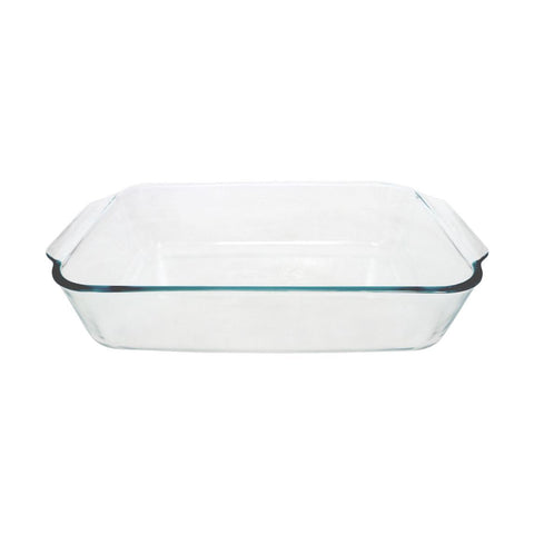 Pyrex 233-D deep hold-everything dish, top view, ideal for layered casseroles