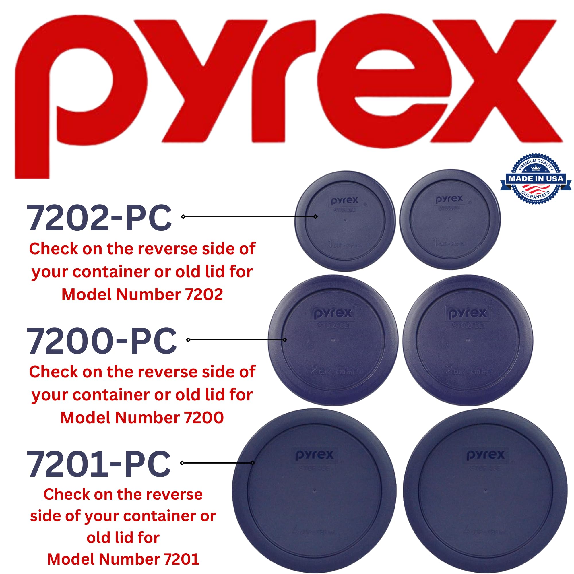 Pyrex 2-cup blue lid seals bowls for fridge storage.