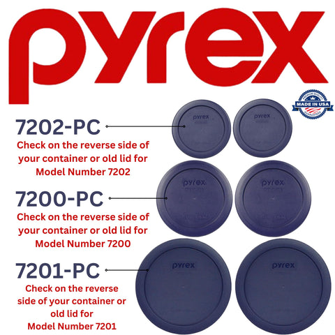Pyrex 2-cup blue lid seals bowls for fridge storage.