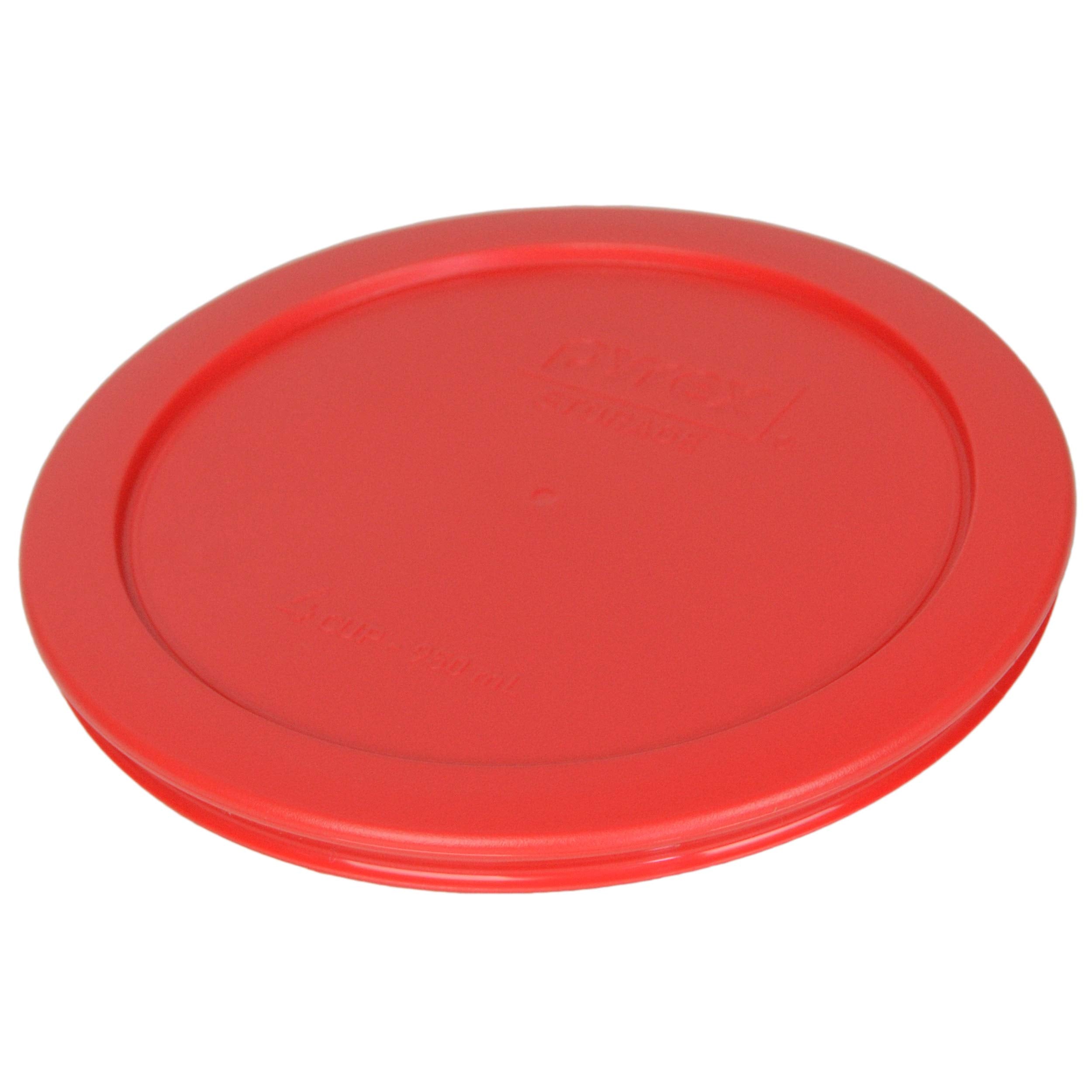 Pyrex 7201-PC red lid fits leftovers containers for fridge-to-table freshness.