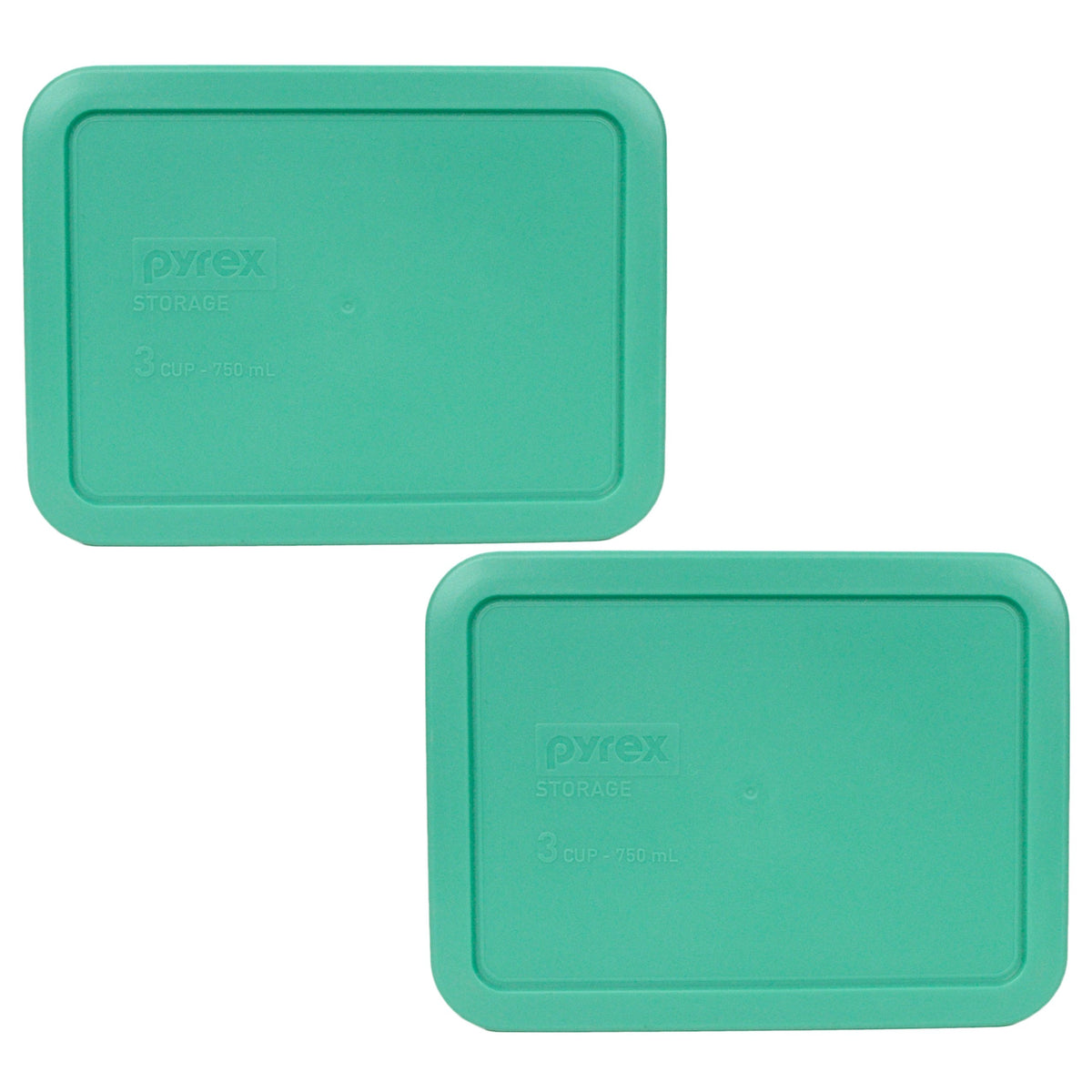 Pyrex 7210-PC green 3-cup lid for rectangular containers keeps leftovers fresh