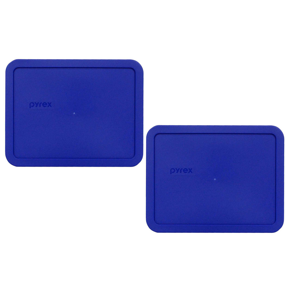 Pyrex 7211-PC cobalt blue lid fits 6-cup dish, keeps leftovers fresh in fridge