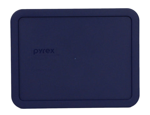 Pyrex 7211-PC blue lid back view highlights durable seal for freezer storage