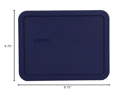 Lid on Pyrex 6-cup dish demonstrates compatibility with microwave reheating