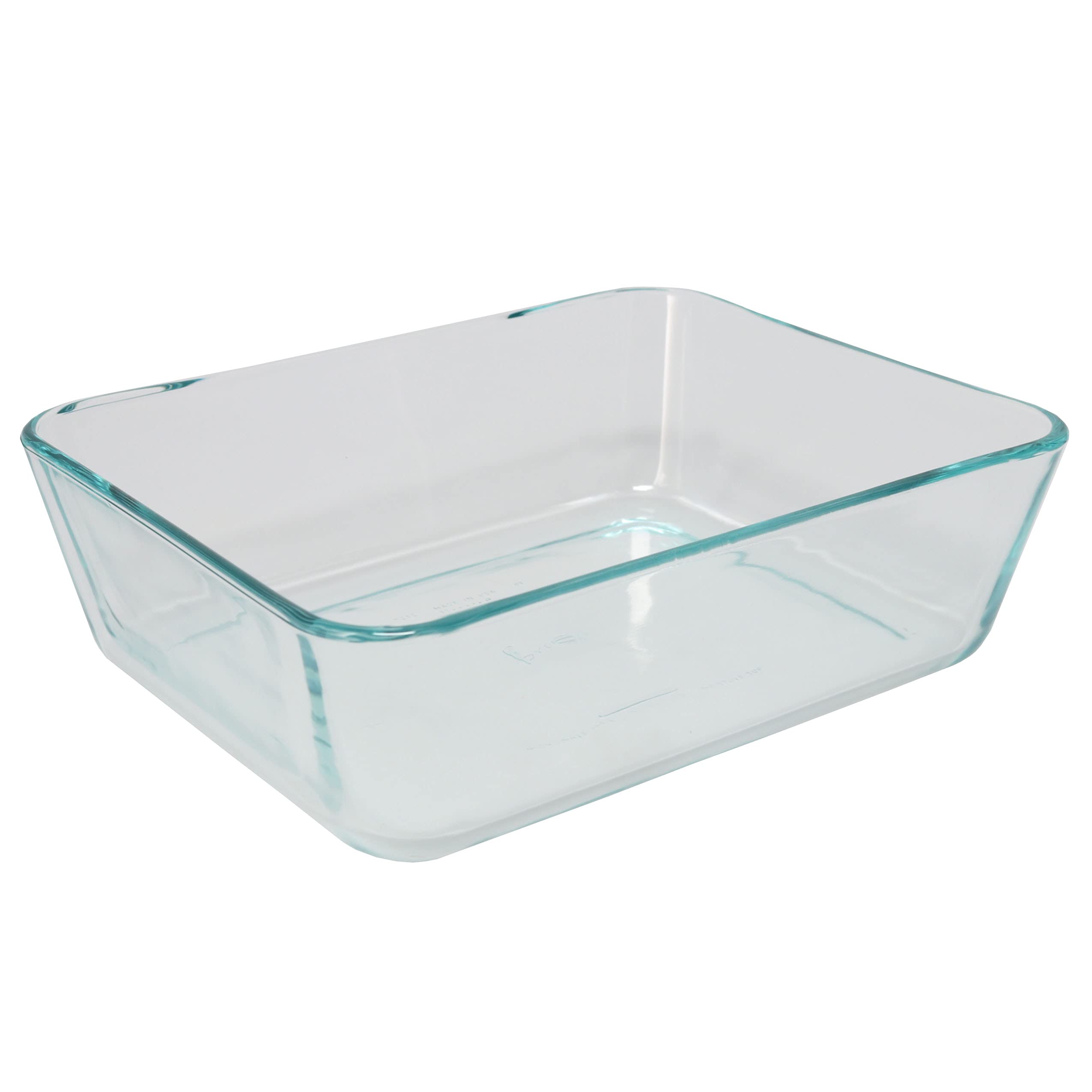 Pyrex 7212 glass dish inside refrigerator for fresh portions