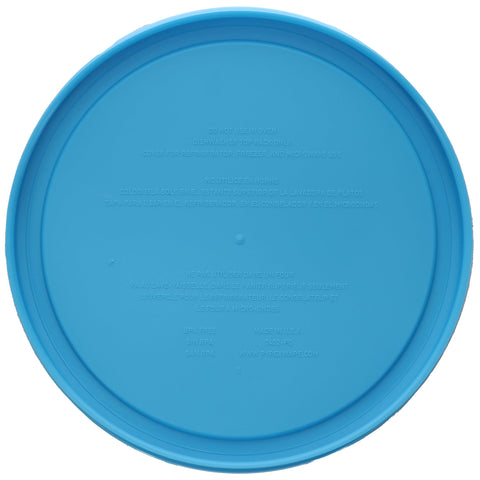 Pyrex 7402-PC lid in top rack dishwasher for easy cleanup.