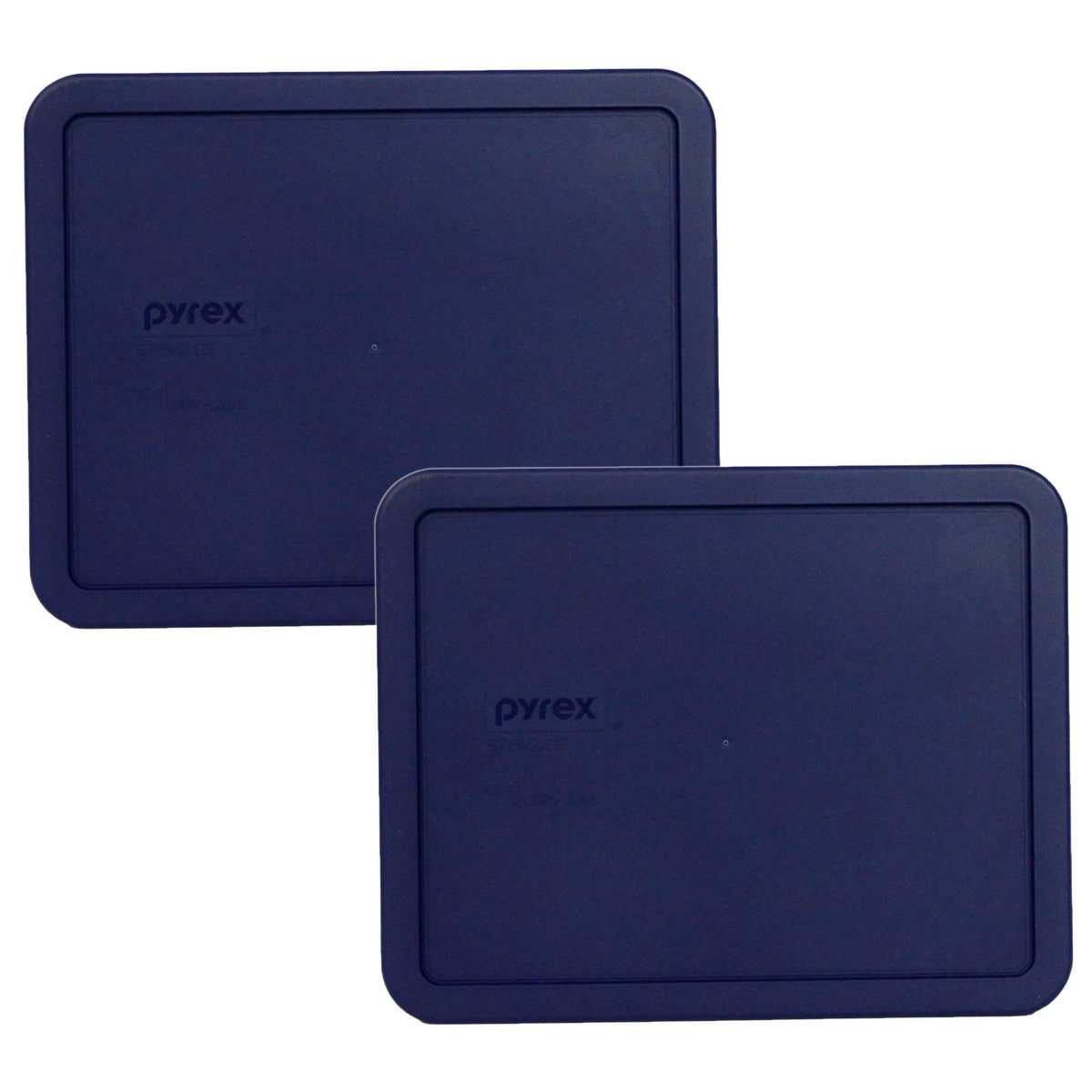 Pyrex blue lid for 11-cup rectangle dish enhances reusable storage