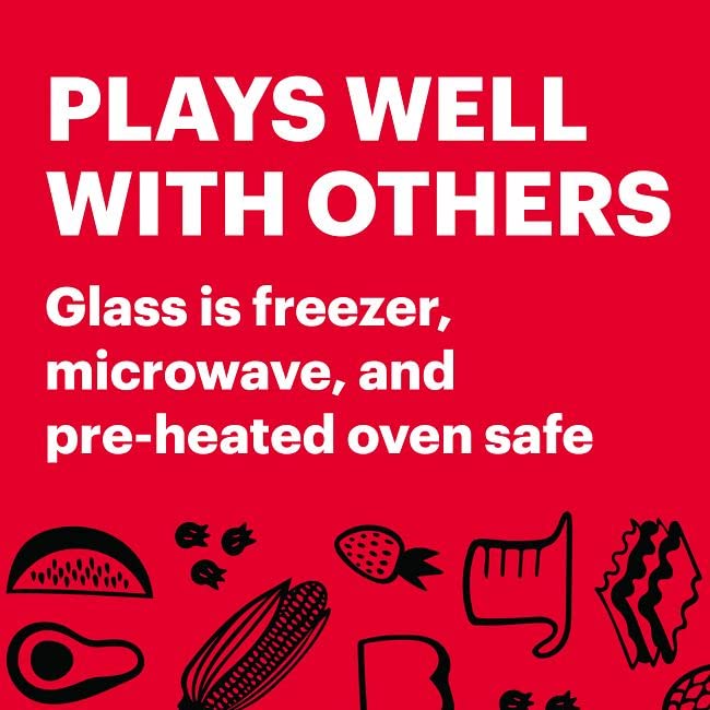 Pyrex blue lid is BPA-free and top-rack dishwasher safe.