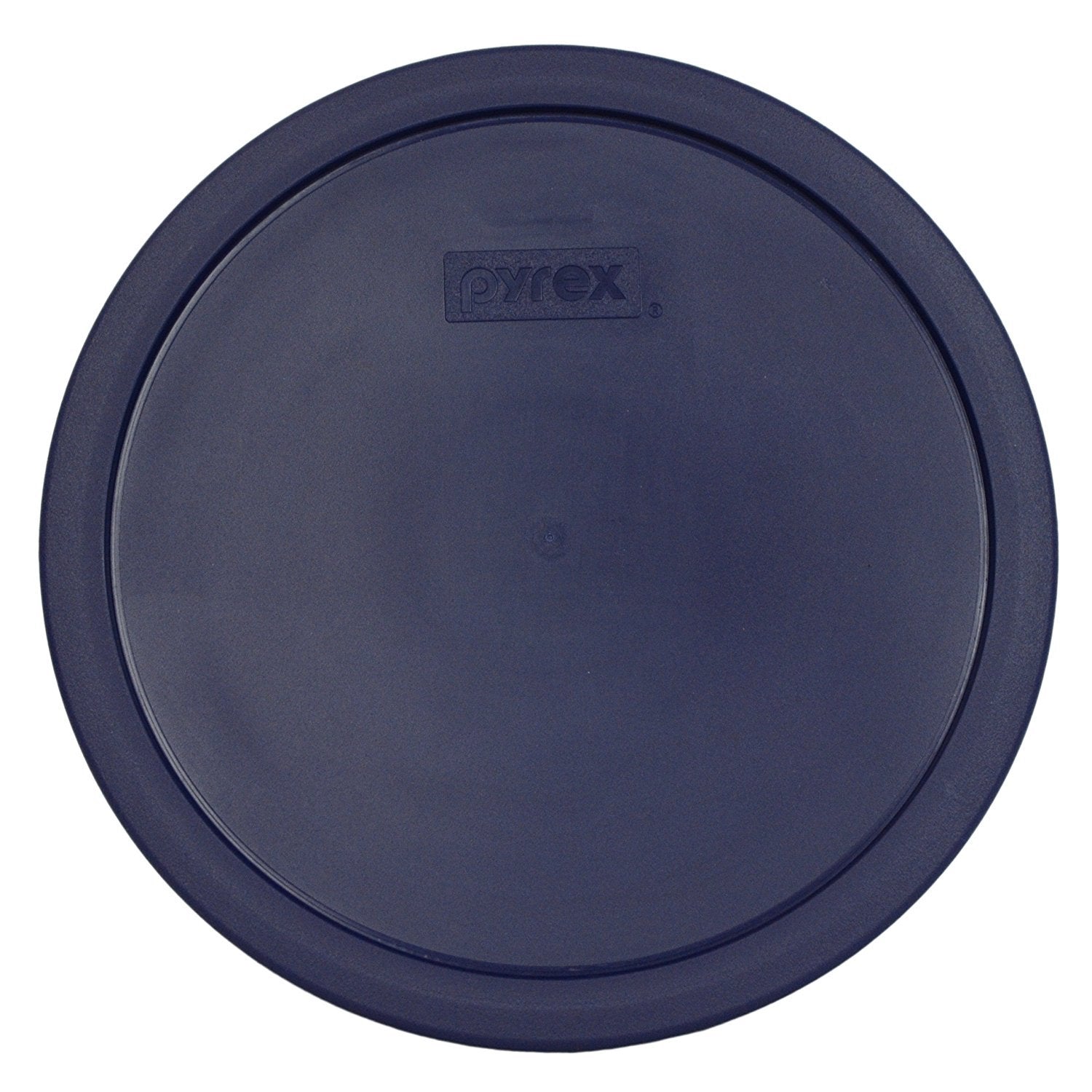 Pyrex blue plastic lid for 7403 10-Cup round bowl keeps leftovers fresh in fridge.