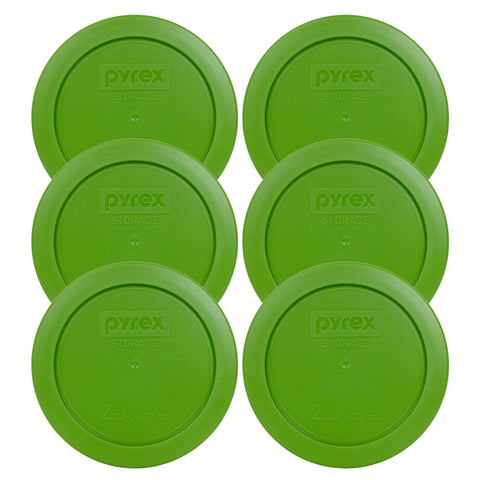Pyrex lawn green lid for 2-cup bowl with a secure seal