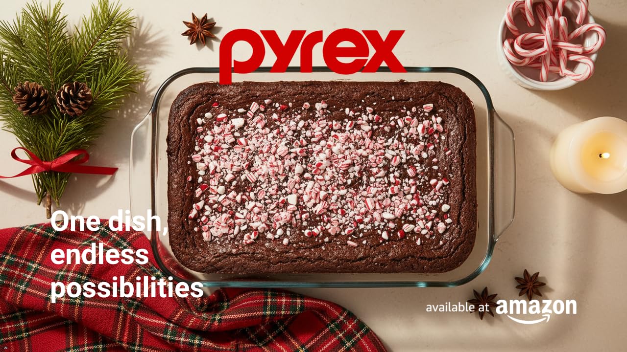 Non-porous Pyrex surface prevents staining and flavor transfer during cooking.