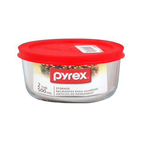 Pyrex Simply Store glass container ideal for meal prep and snacks.