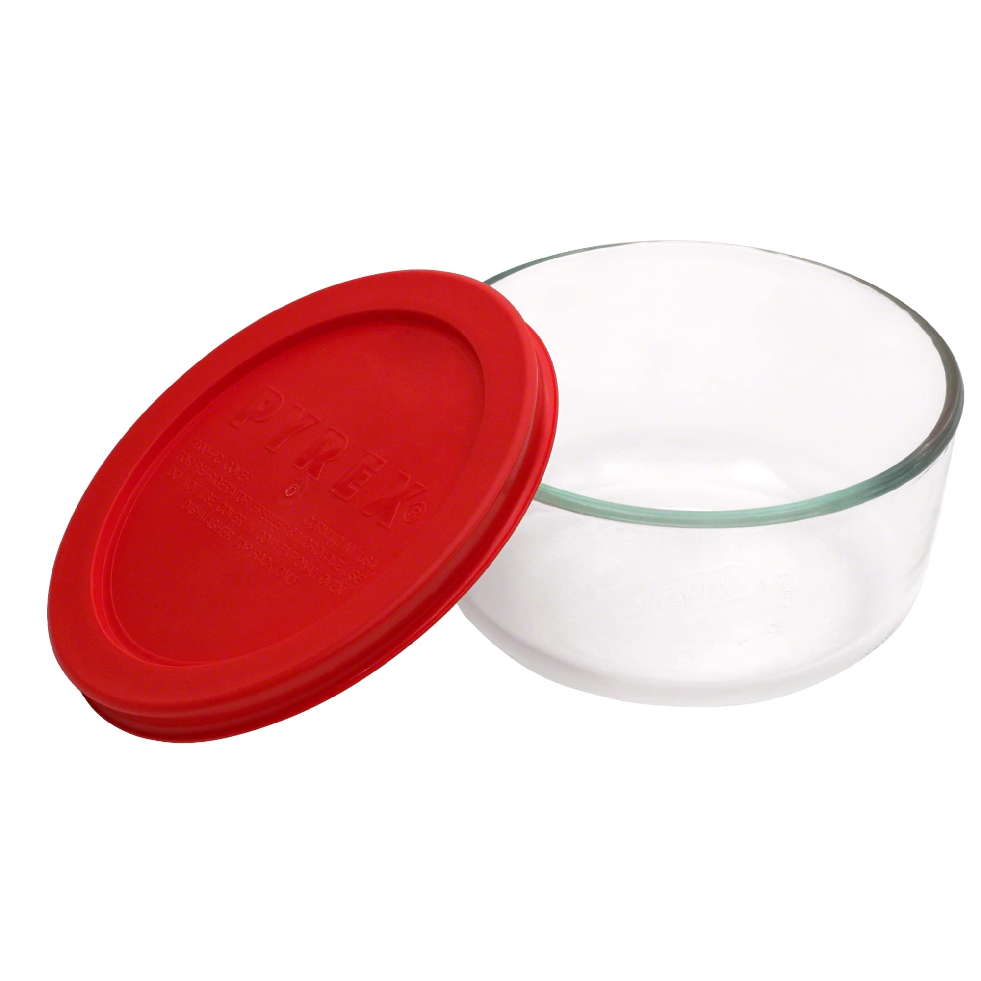 Close-up of snug lid showing airtight seal on Pyrex Simply Store.