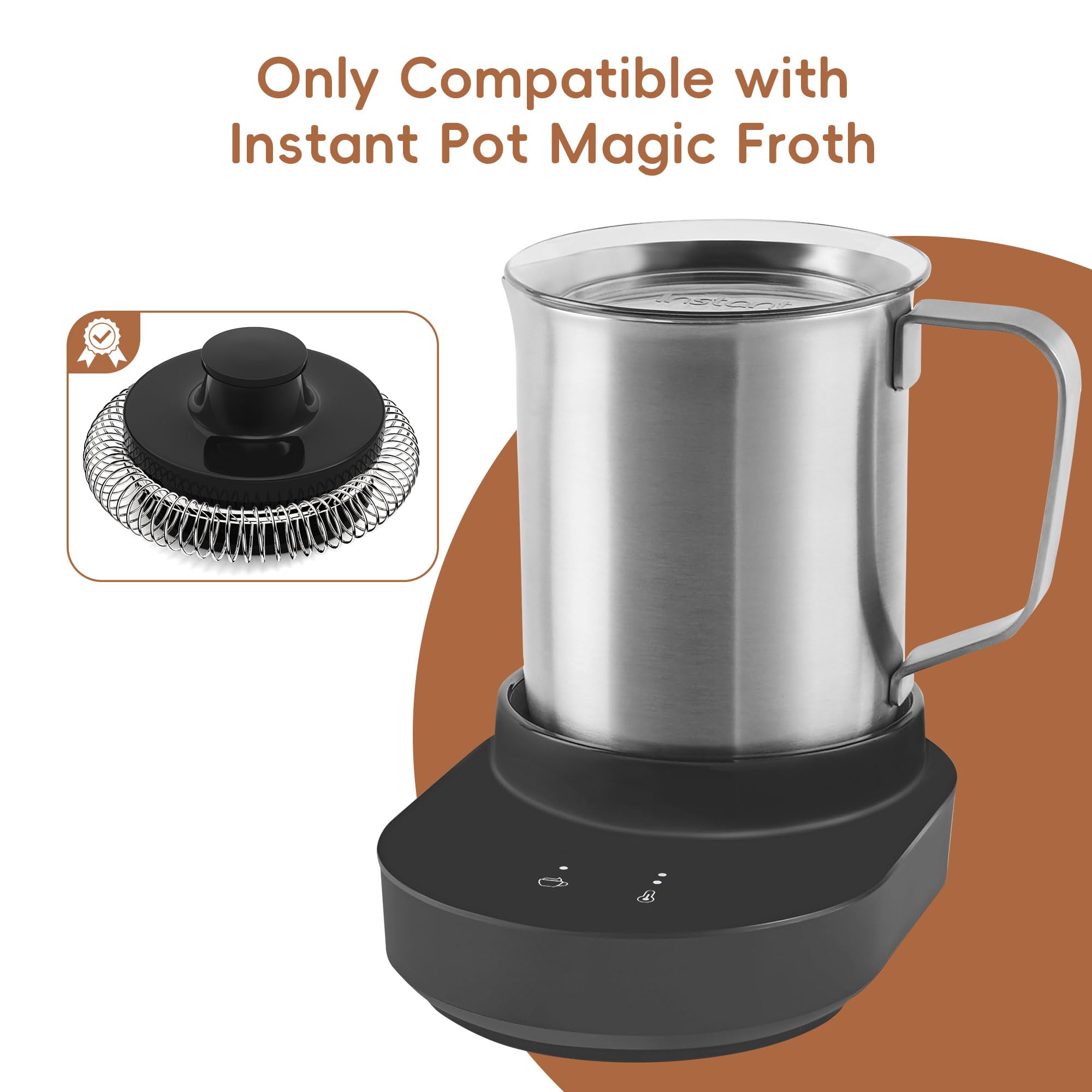 Pyxcxm 304-grade stainless steel whisk emphasizes durability and quality.