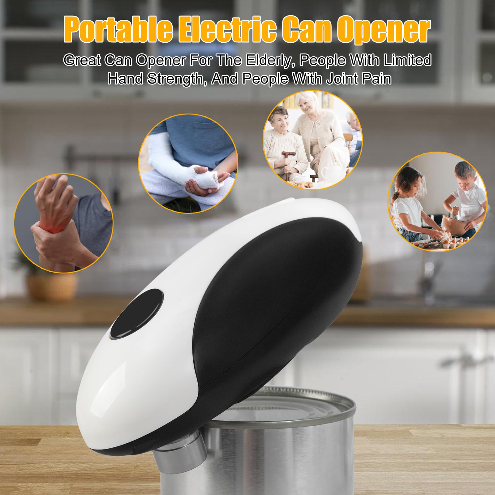 Pyxfeiiu automatic hands-free operation reduces strain during kitchen tasks.