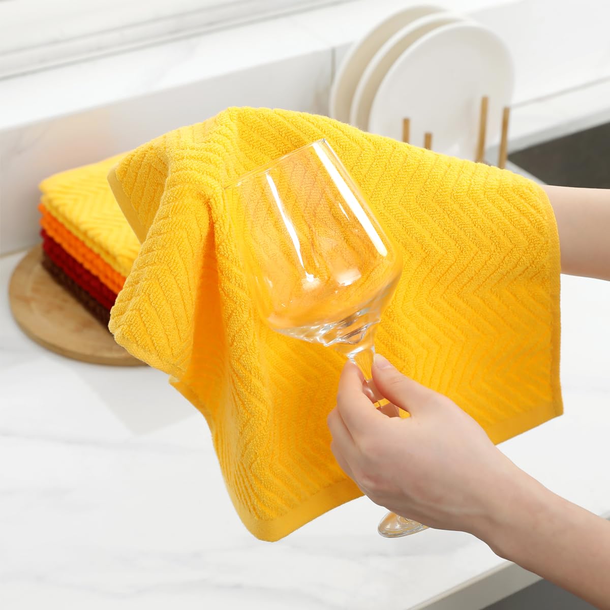 QAJ durable towels stay soft after many washes for long-lasting use.