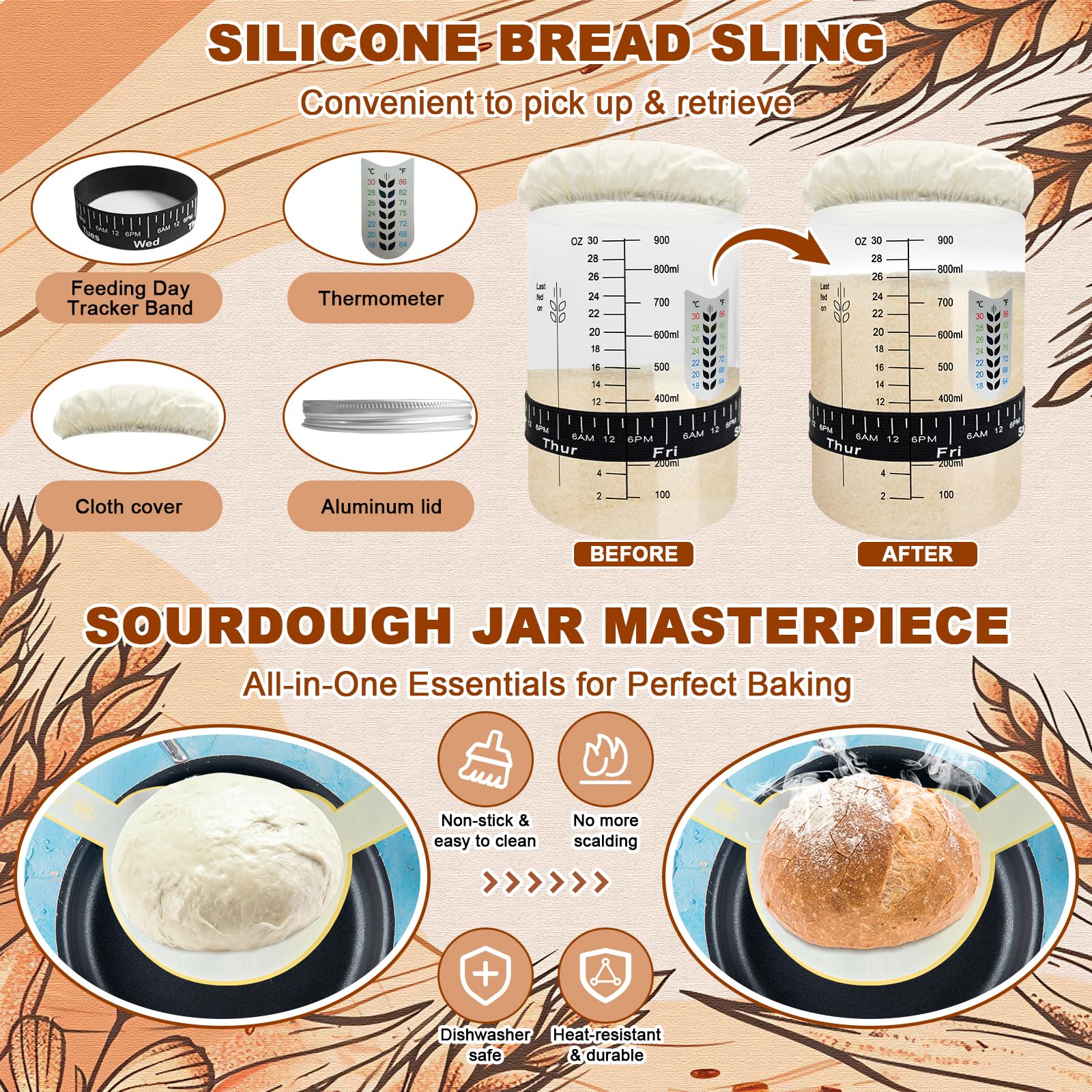 Qalvyn bread lame with blades and safety guard