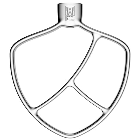 qAp quality art practical flat beater for KitchenAid 5Plus polishes batter for even mixing.