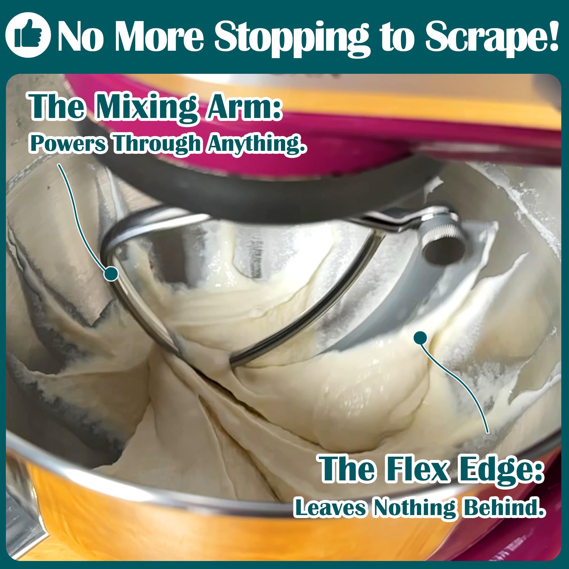qAp Quality Art Practical FEB5 continuous bowl scrape for even mixing