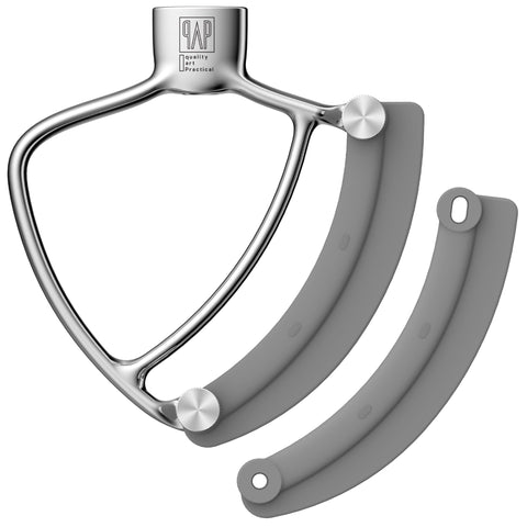 qAp Quality Art Practical FEB5 stainless steel paddle for KitchenAid bowls with smooth batter results