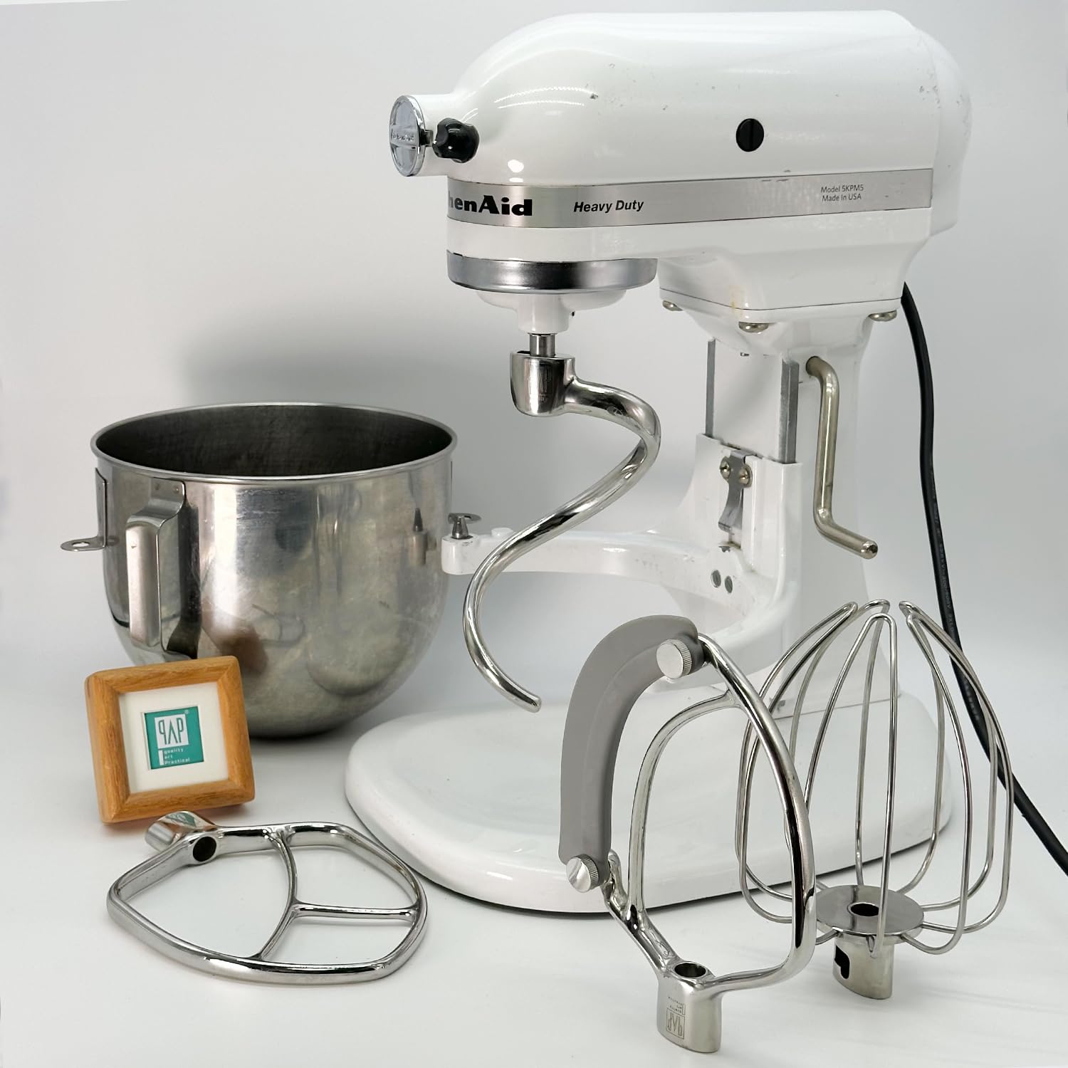 qAp dough hook for pasta dough kneading on KitchenAid mixer