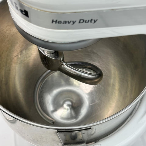 qAp stainless steel close-up of durable dough hook finish